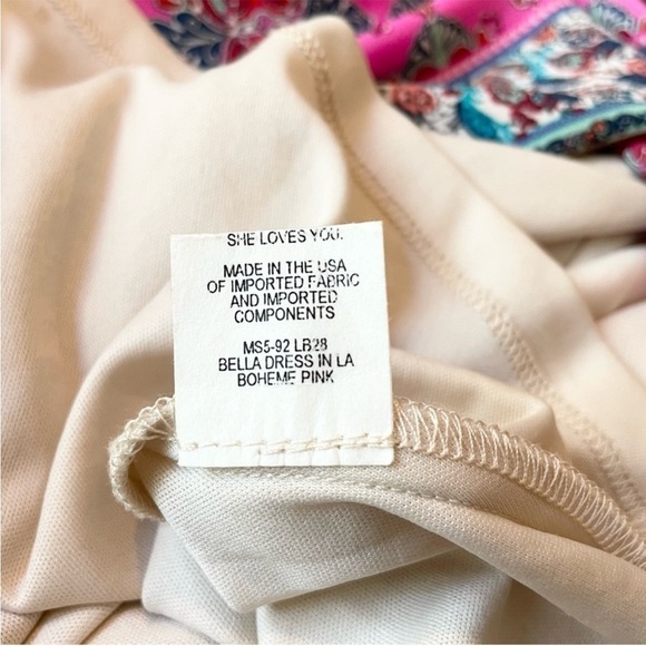 Show Me Your Mumu Bella Mini Dress in La Boheme Pink Small - Picture 9 of 12